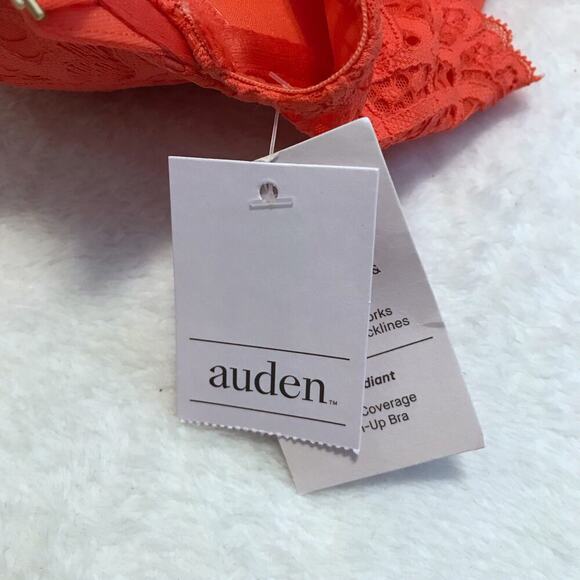 Auden NWT Plunge Coverage Push Up Front Close Bra Women 32D - Picture 11 of 14